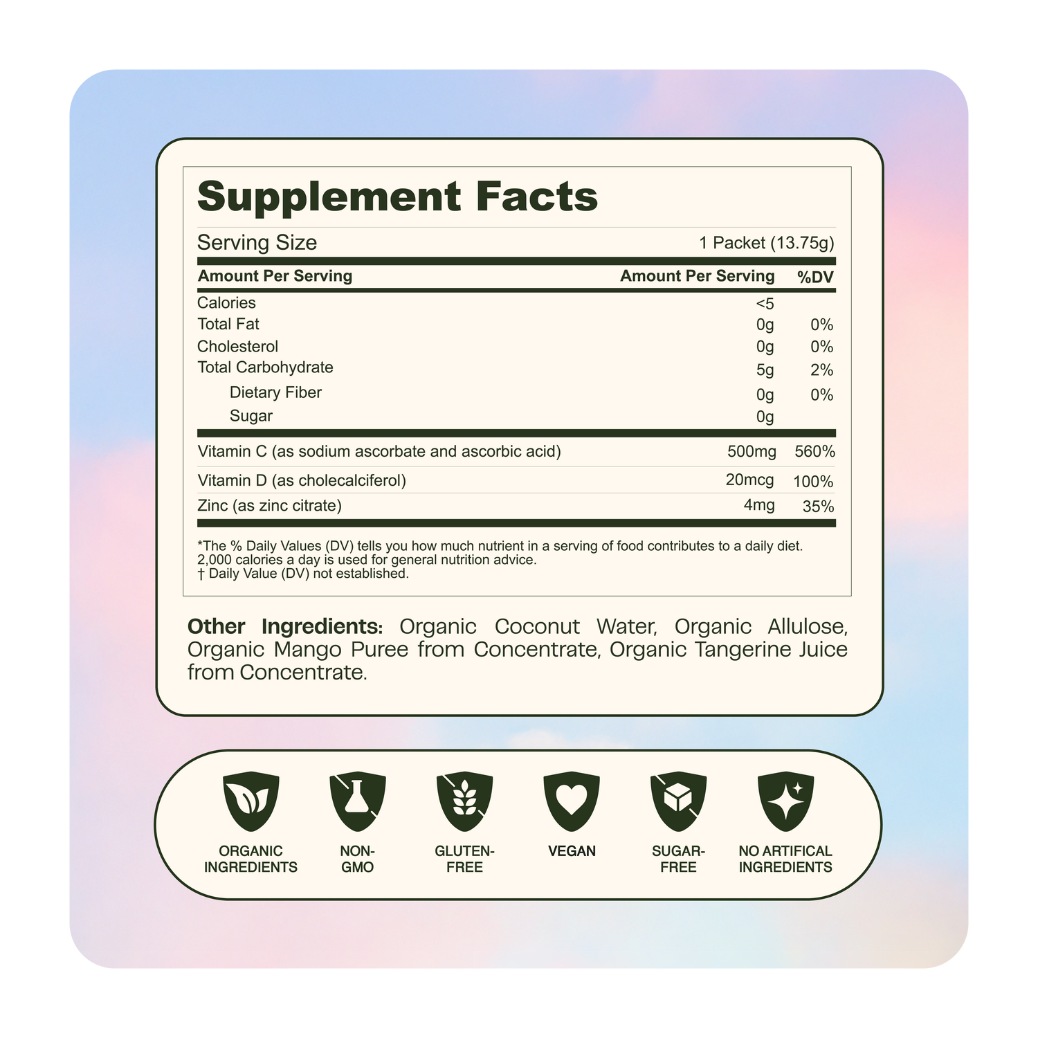 Liquid Vitamin-C Packs